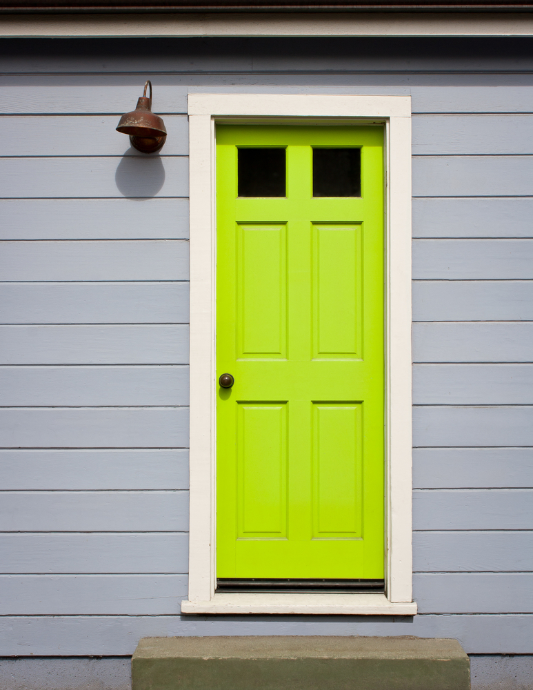 Bright Green Front Door and front door color meanings